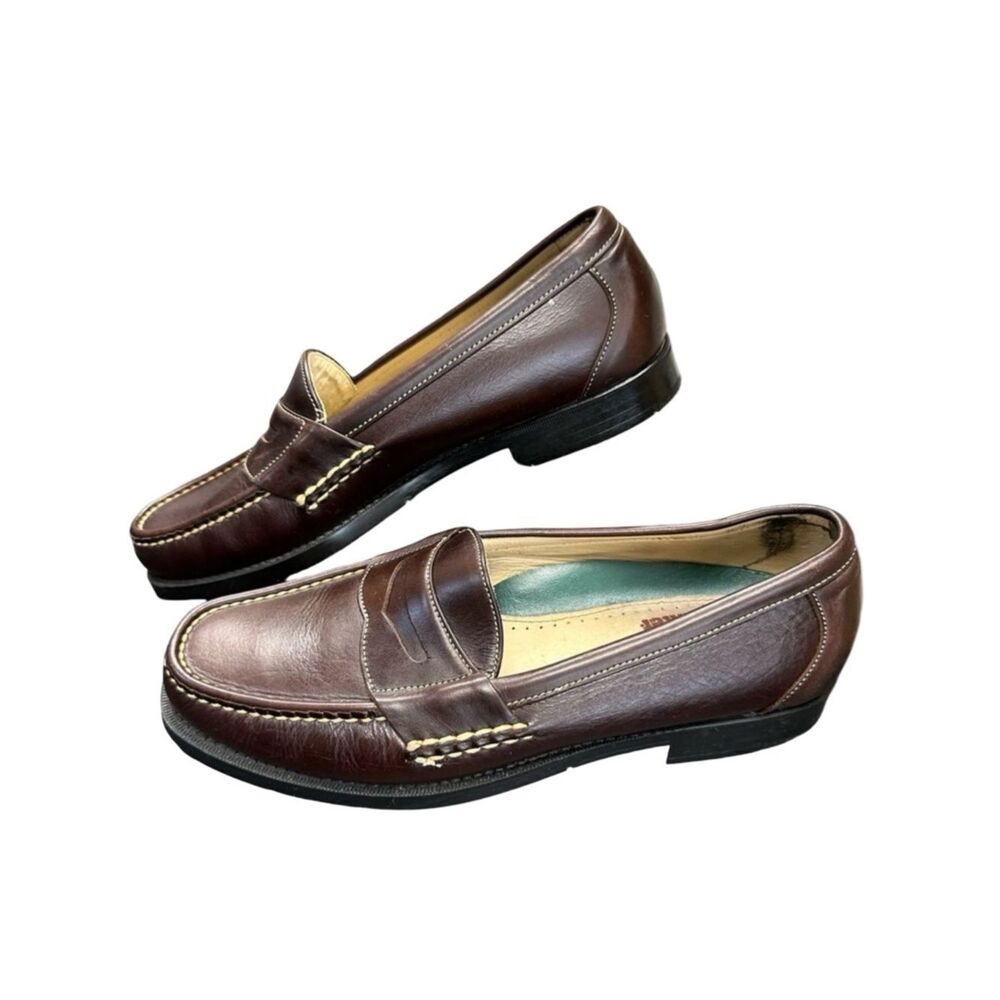 DEXTER Classic Dark Brown Leather Penny Loafers Men’s Size 10 M